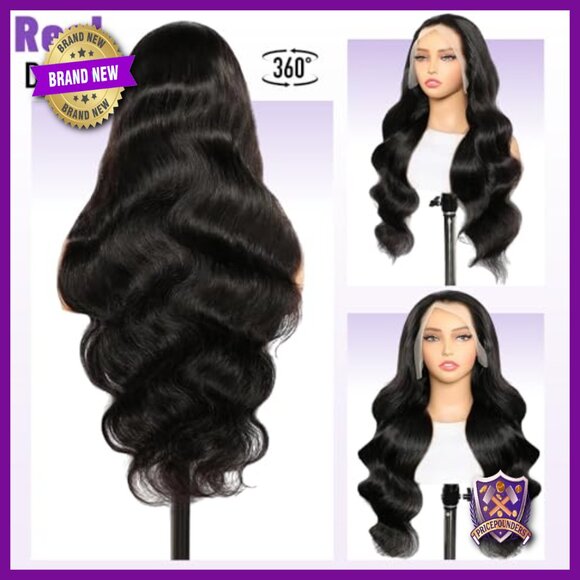 13x6 Lace Front Wig Human Hair 22 Inch Body Wave 200 Density main image 6